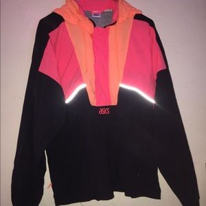 ASICS windbreaker with zipper hoodie